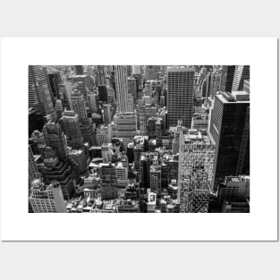 Downtown Manhattan view 2 Posters and Art